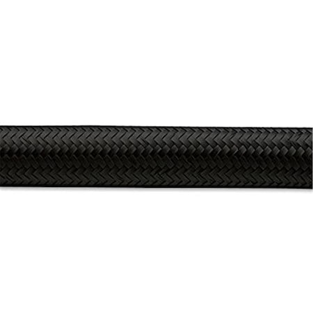 Vibrant 16 AN x 20 ft. Roll Nylon Braided Flex Hose - Black V32-11983